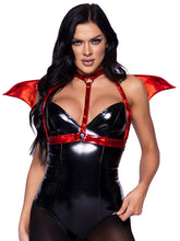 Load image into Gallery viewer, Iridescent Devil Wing Body Harness