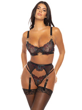 Load image into Gallery viewer, OH LA LA CHERI: Azalea Lace 3 Piece Bra Set