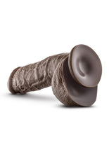 Load image into Gallery viewer, Dr. Skin Mr. D Dildo with Balls and Suction Cup 8.5in - Chocolate