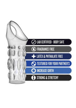 Load image into Gallery viewer, Performance Studded Penis Sleeve - Clear
