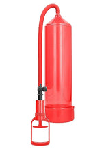 Load image into Gallery viewer, Pumped Comfort Beginner Penis Pump -Red