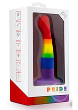Load image into Gallery viewer, Avant Pride P1 Freedom Silicone Dildo 6in - Multicolor