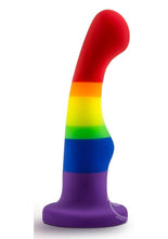 Load image into Gallery viewer, Avant Pride P1 Freedom Silicone Dildo 6in - Multicolor