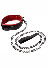 Load image into Gallery viewer, SPORTSHEETS Saffron Collar and Leash - Black/Red