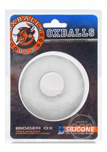 Load image into Gallery viewer, Oxballs Bigger Ox Silicone Cock Ring - Clear Ice
