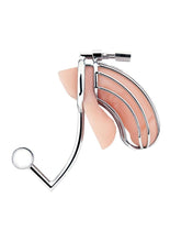 Load image into Gallery viewer, Cock Cage With Anal Stimulator - Stainless Steel