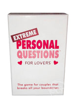 Load image into Gallery viewer, Extreme Personal Questions for Lovers Couples Game