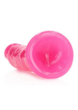 Load image into Gallery viewer, RealRock Slim Glow in the Dark Dildo with Suction Cup 8in (available in 2 colours)