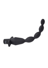 Load image into Gallery viewer, Selopa Vibrating Rechargeable Silicone Butt Beads - Black