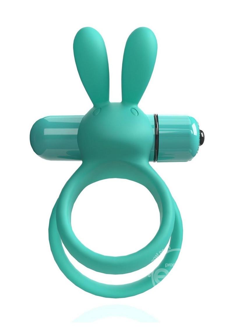 4T Ohare XL Silicone Rabbit Vibrating Cock Ring [various colours]