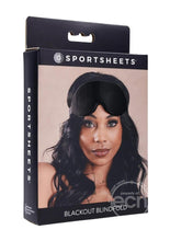 Load image into Gallery viewer, SPORTSHEETS: Blackfold Blindfold - Black