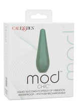 Load image into Gallery viewer, Mod Chic Rechargeable Silicone Vibrator - Green