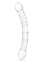 Load image into Gallery viewer, Glas Girthy 12” Double Trouble Glass Dildo - Clear