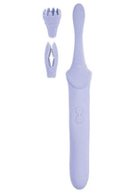 Load image into Gallery viewer, Goddess : Elegance Rechargeable Silicone Dual End Massager - Lavender