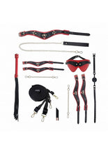 Load image into Gallery viewer, Ouch! Milan Collection Kit with Bag - Black/Red