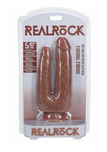 Load image into Gallery viewer, RealRock Ultra Realistic Skin Double Trouble 5in/6in - Caramel