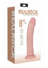 Load image into Gallery viewer, RealRock Vibrating Cock Regular Curved 8in - Various Colours