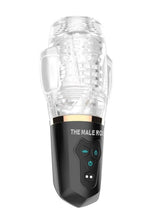 Load image into Gallery viewer, The Male Rose 2 Rechargeable Sucking Masturbator - Black/Clear