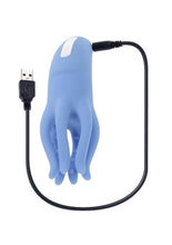 Load image into Gallery viewer, Selopa Tentacle Tickler Rechargeable Silicone Clitoral Stimulator - Blue