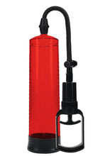 Load image into Gallery viewer, Pumped Basic Pump 2: Water Resistant Silicone Penis Pump - Red