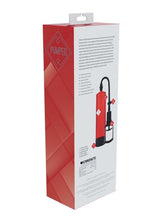 Load image into Gallery viewer, Pumped Basic Pump 2: Water Resistant Silicone Penis Pump - Red