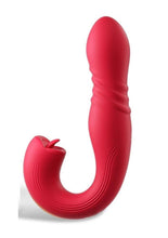 Load image into Gallery viewer, Joi Thrust 2 Pressure Sensing App Controlled Thrusting G-spot Silicone Rechargeable Vibrator & Tongue Clit Licker