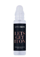 Load image into Gallery viewer, Simply Sexy Pheromone Perfume Oil Roll-On - Let's Get It On (0.34 FLOZ)
