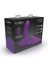 Load image into Gallery viewer, Cowgirl Rodeo Rider Silicone Rechargeable G-Spot Thrusting Grinding and Tapping Dildo - Purple