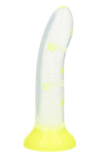 Load image into Gallery viewer, Glow Stick Star Silicone Glow-In-The-Dark Dildo - Yellow