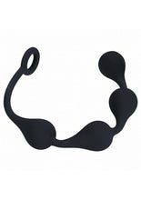Load image into Gallery viewer, Levelz Waterdrop Silicone Anal Balls - Medium 30mm - Black