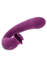 Load image into Gallery viewer, Evolved : Deep Ecstasy - Silicone Ribbed Thrusting Rabbit Vibrator with Clitoral Stimulator