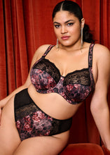 Load image into Gallery viewer, ELOMI: "Morgan" Stretch Banded Bra - Dark Romance