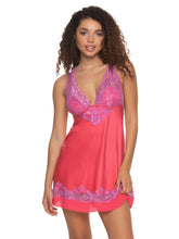 Load image into Gallery viewer, *Sale Item* Felina LINGERIE: Muse Chemise - Rouge Red *SALE ITEM*