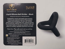 Load image into Gallery viewer, SPARTACUS : Liquid Silicone Ball Divider - Black