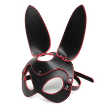 Load image into Gallery viewer, TOUCH OF FUR: Bunny Mask - Black
