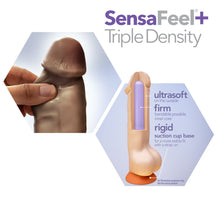 Load image into Gallery viewer, Dr. Skin Plus - 7 Inch Girthy Posable Dildo With Balls -