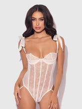 Load image into Gallery viewer, House of Desire: ROSALIE EMBROIDERED LACE TEDDY