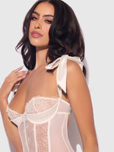 Load image into Gallery viewer, House of Desire: ROSALIE EMBROIDERED LACE TEDDY