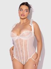 Load image into Gallery viewer, House of Desire: ROSALIE EMBROIDERED LACE TEDDY