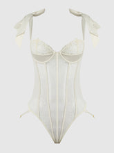 Load image into Gallery viewer, House of Desire: ROSALIE EMBROIDERED LACE TEDDY