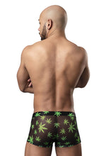 Load image into Gallery viewer, MALE POWER: Hazy Dayz Pot Leaf - Pouch Short
