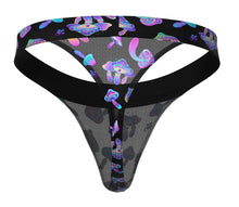 Load image into Gallery viewer, MALE POWER: Hazy Dayz Colourful Mushrooms - Micro Thong

