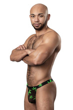 Load image into Gallery viewer, MALE POWER: Hazy Dayz Pot Leaf - Micro Thong