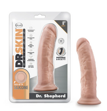 Load image into Gallery viewer, Blush - Dr. Skin Silicone - Dr. Shepherd - 8 Inch Dildo with Suction Cup - Vanilla