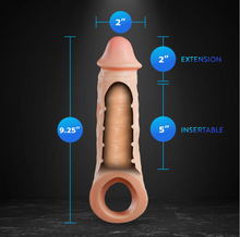 Load image into Gallery viewer, Blush : Performance Plus - Intrepid - 2 Inch Silicone Penis Xtender - Beige