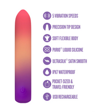 Load image into Gallery viewer, Blush : Play With Me Bullet Vibrator - Sunset Passion