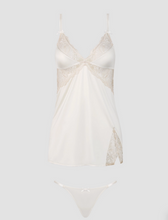Load image into Gallery viewer, HOUSE OF DESIRE : Delilah Embroidered Wireless Babydoll Slip