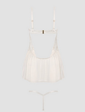 Load image into Gallery viewer, HOUSE OF DESIRE : Delilah Embroidered Wireless Babydoll Slip
