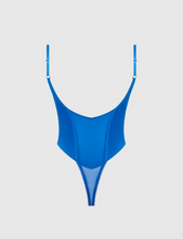 Load image into Gallery viewer, HOUSE OF DESIRE : MADELINE SATIN & LACE PUSH UP TEDDY