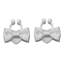 Load image into Gallery viewer, TYES BY TARA : Sweetheart White Niptyes - Nipple Clamps